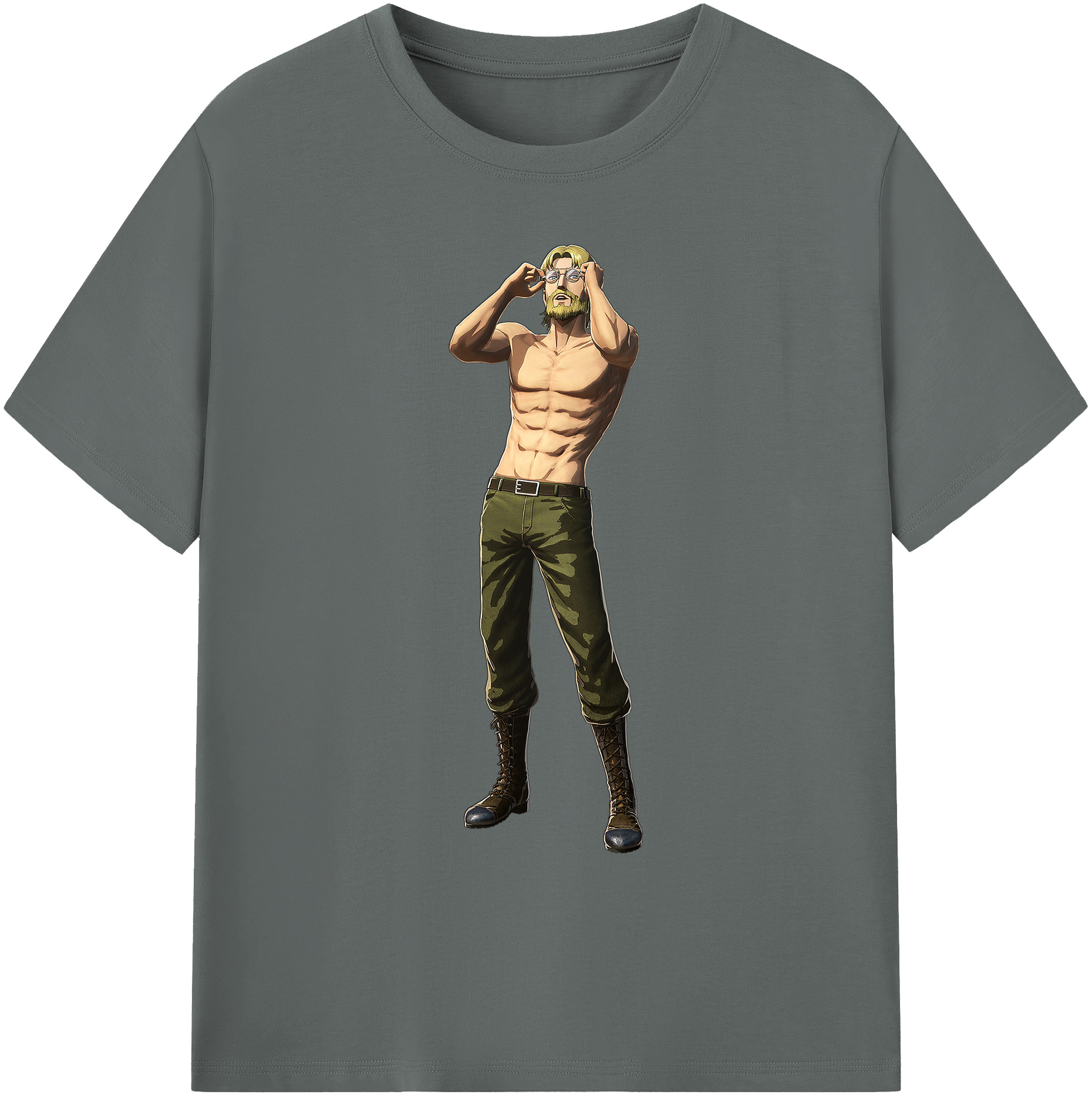 （画像用） 進撃の巨人 Attack on Titan 綿100％ メンズ半袖Tシャツ｜肌触りやわらか＆通気性